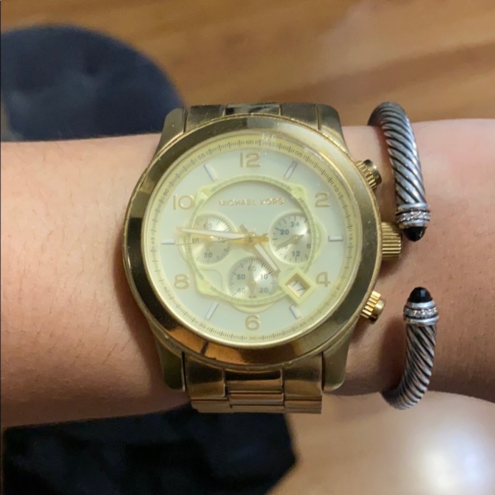Michael Kors Boyfriend Watch in Gold
